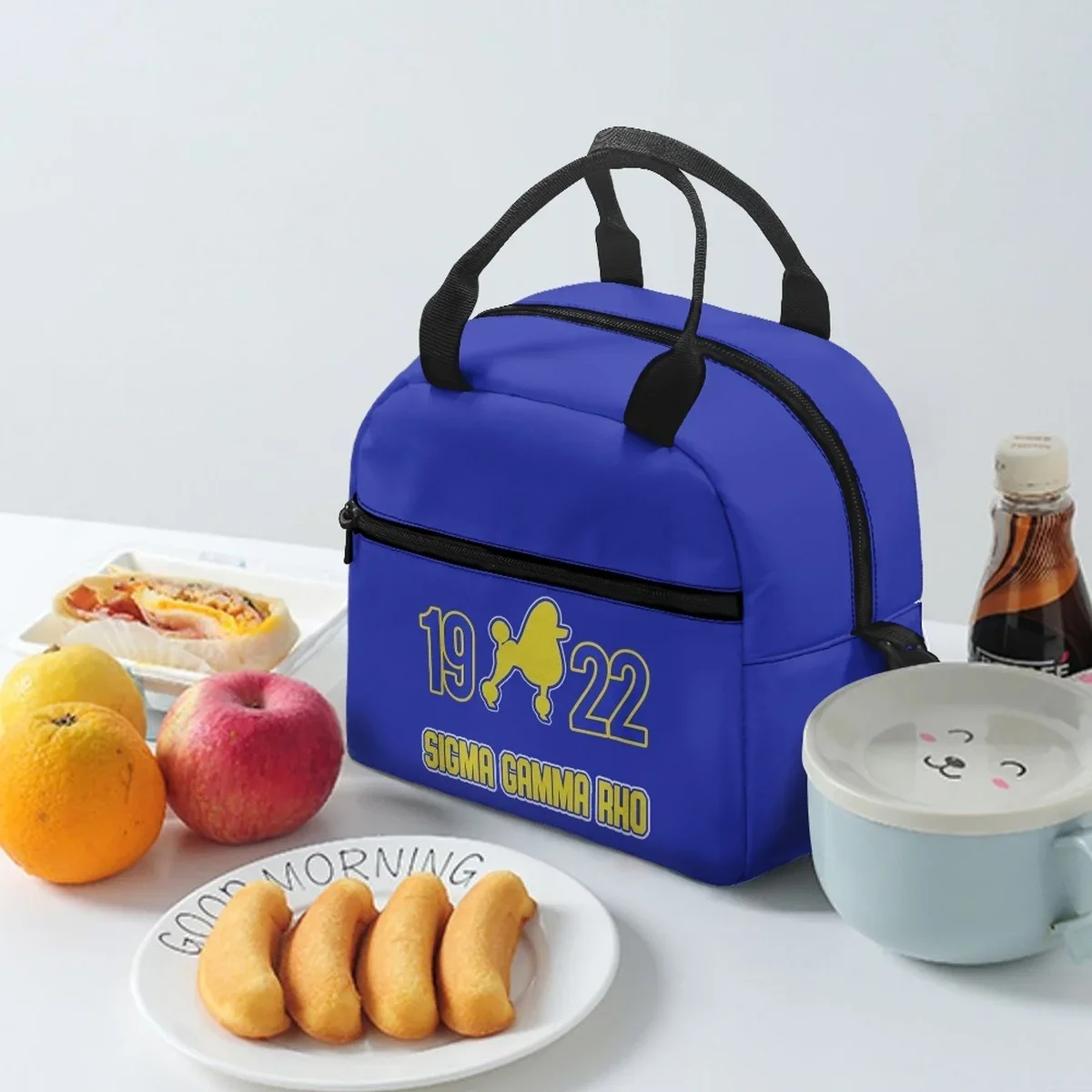 Sigma Gamma Rho Thermo-Lunchbox für Lebensmittel, stilvolle, leichte Lunchbox, Reise-Picknick-Isolation, Thermopaket