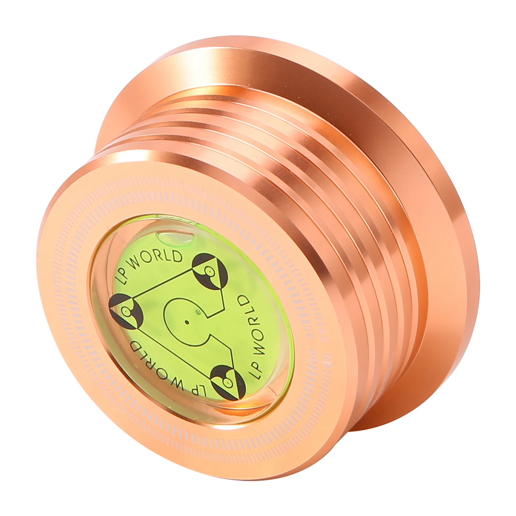 Universele 60Hz Lp Vinyl Platenschijf Draaitafelstabilisator Aluminium Gewicht Klem Rose Goud