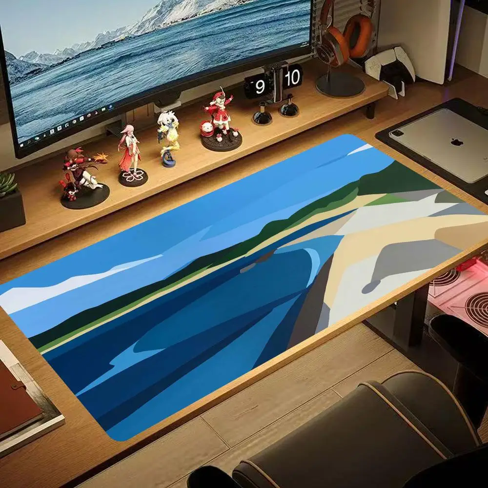 

High Saturation Color Blocks Mouse Pad non-slip Gaming Mousepad Gamer E-Sports Mouse Mat Game Mechanical Keyboard Desk Mat