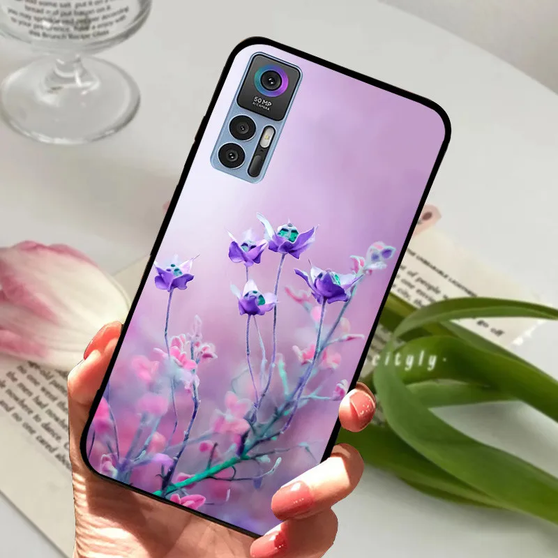 For TCL 30 5G Case 30+ Luxury Cool Soft Silicone Cat TPU Back Covers for TCL 30 Plus Case T676K T676J Funda TCL30 T676H Cover