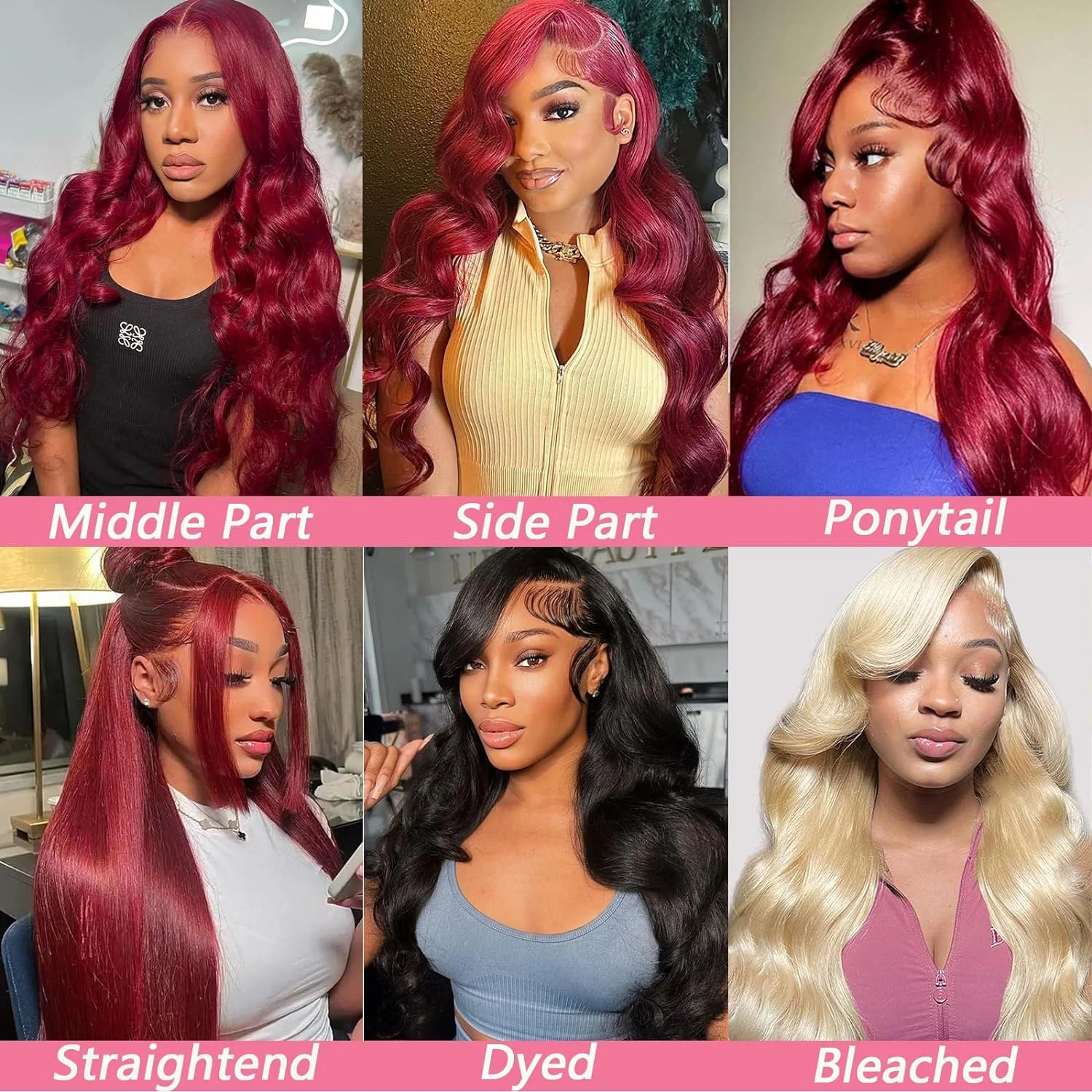 Body Wave Burgundy 13x6 Hd Lace Frontal 100% Human Hair Wig For Women 30 34inch 99j Red Colored Cheap Wigs On Sale 250 Density