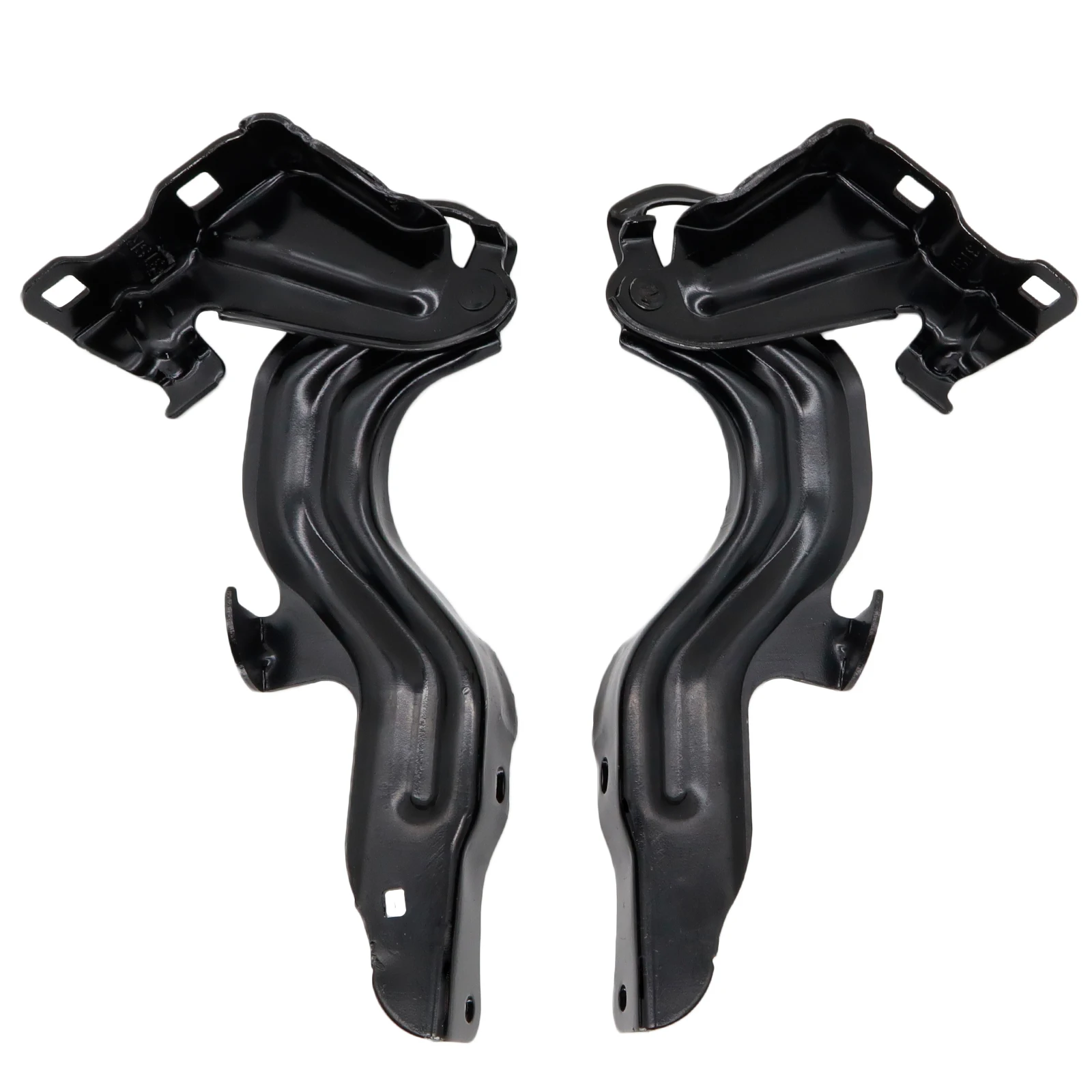 Set Pair 2Pcs Car Hood Hinges Driver Passenger Side for Nissan Altima 2013-2018 Sedan Left Right Suitable Replacement Black New