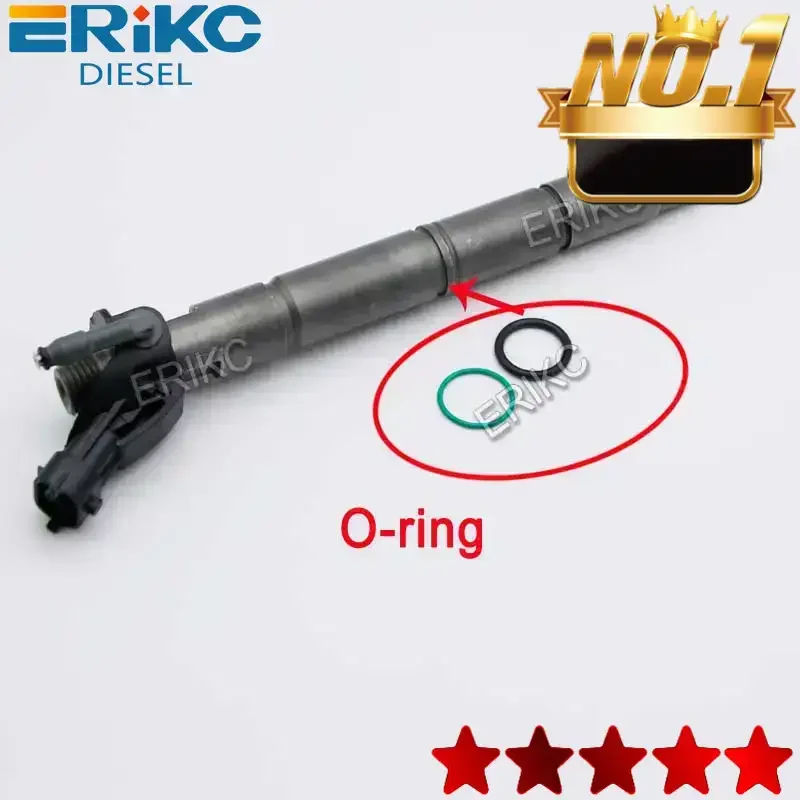 ERIKC 2 PCS /SET O'Rings E1023504 Diesel Injection Nozzle Rubber Seals O Ring for Bosch Piezo Injector