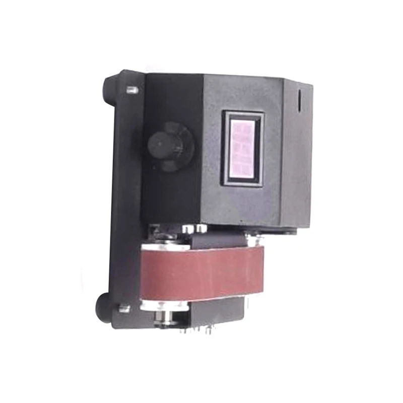 Small Belt Machine Mini Electric Polishing Machine Sharpening Artifact Desktop Sandpaper Belt Grinding Machine Metal EU Plug