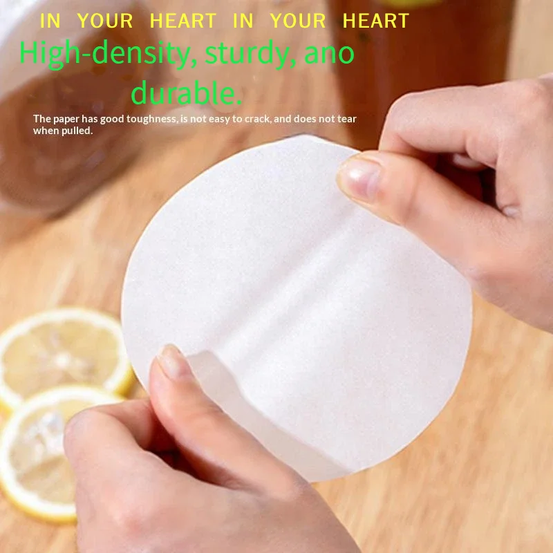100/500PCS Cup Leak Proof Paper Disposable Coffee Milk Tea Hot And Cold Drinks Food Safety Paper Pad Flower Shape Sealing Paper