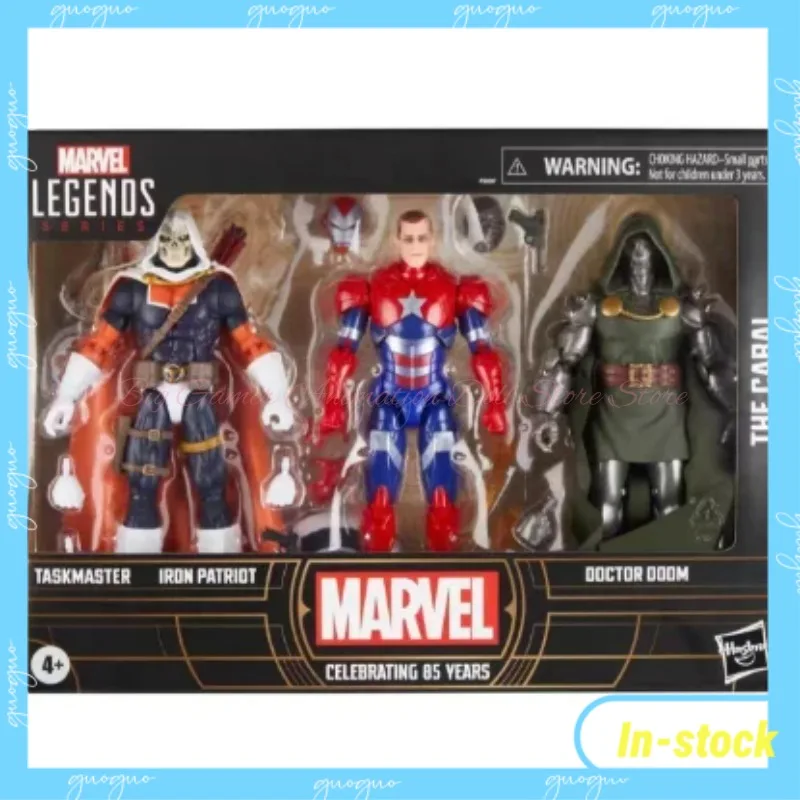 En stock La colección Hasbro Marvel Legends celebra el 85 aniversario Doctor Doom Iron Patriot Taskmaster Trio Set Personaje Juguete