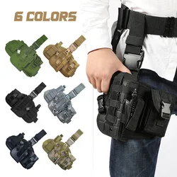 Waterproof Universal Drop Leg Gun Holster Right Handed Thigh Pistol Bag Pouch Outdoor Sprots Legs Harness
