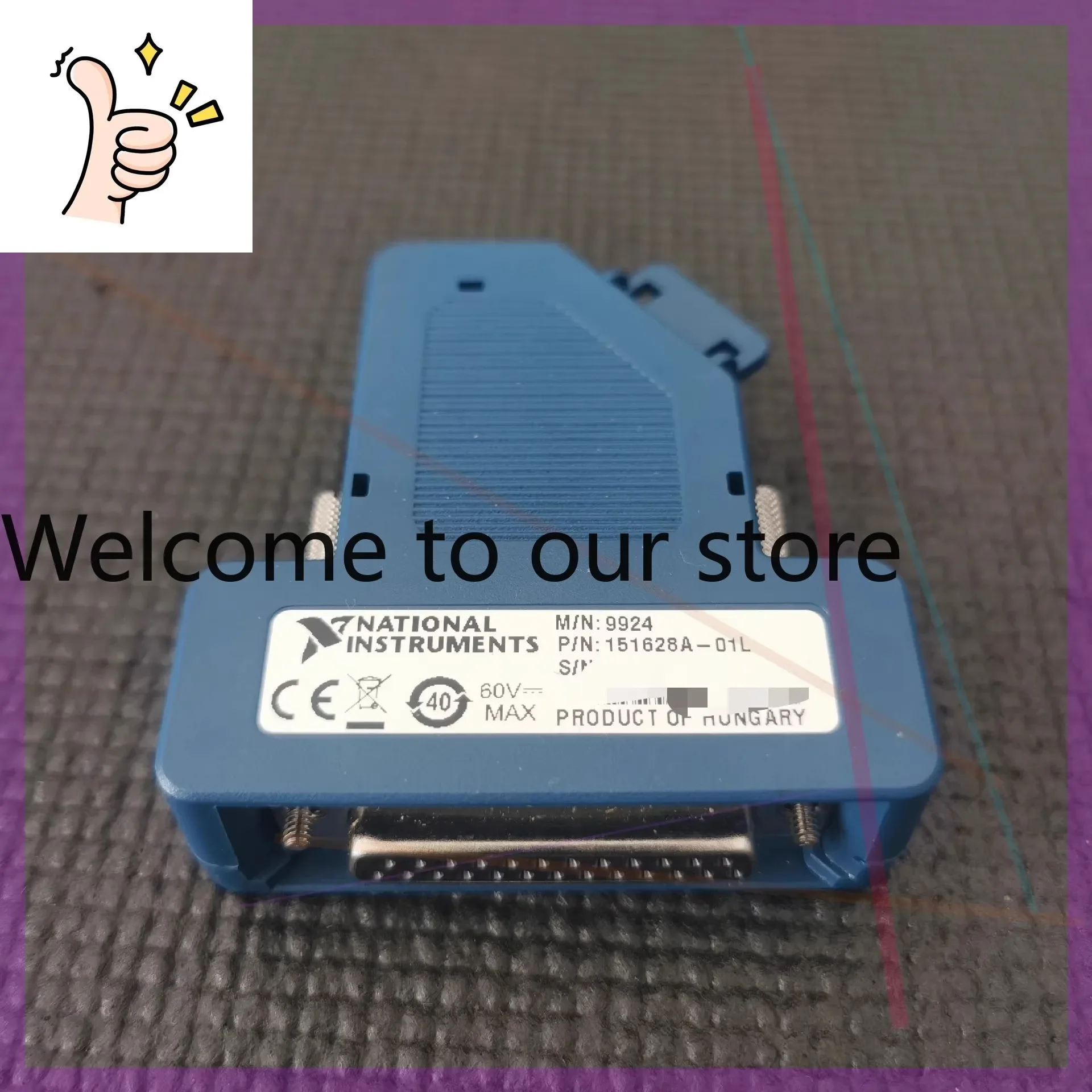 US NI 9924 781922-01 Front Mount Bolt Junction Box For 25-pin D-SUB Modules