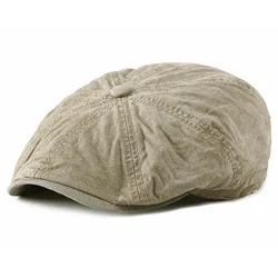 Męskie damskie Beret kapelusz nowe mody gazeciarz czapki Outdoor Streetwear sprane dżinsy czapka z daszkiem Casual Vintage Boina Hatss