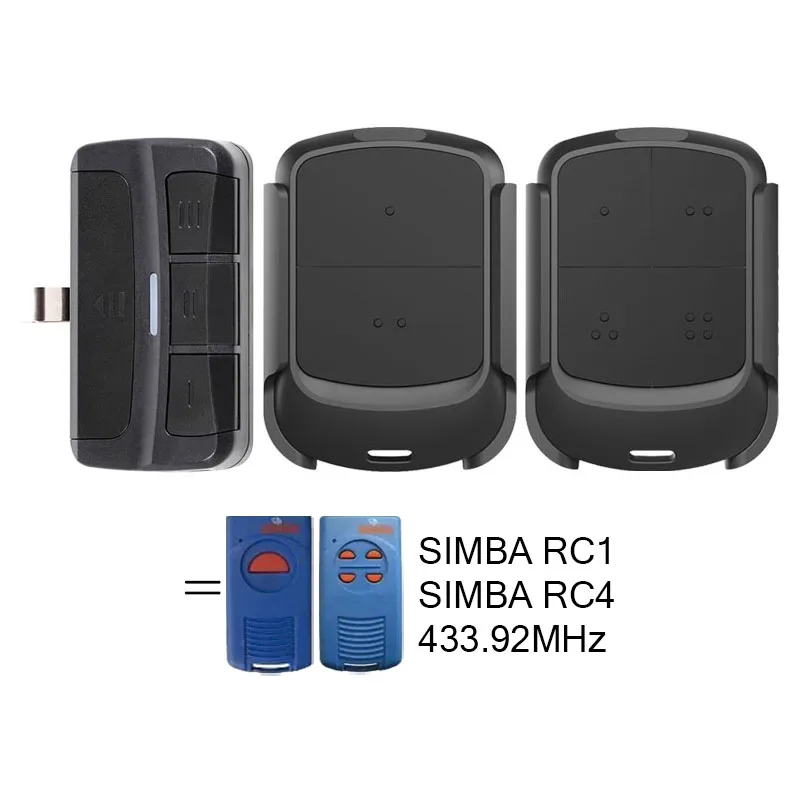 

SIMBA RC4 RC1 Устройство открывания гаражных ворот с дистанционным управлением 433,92 МГц