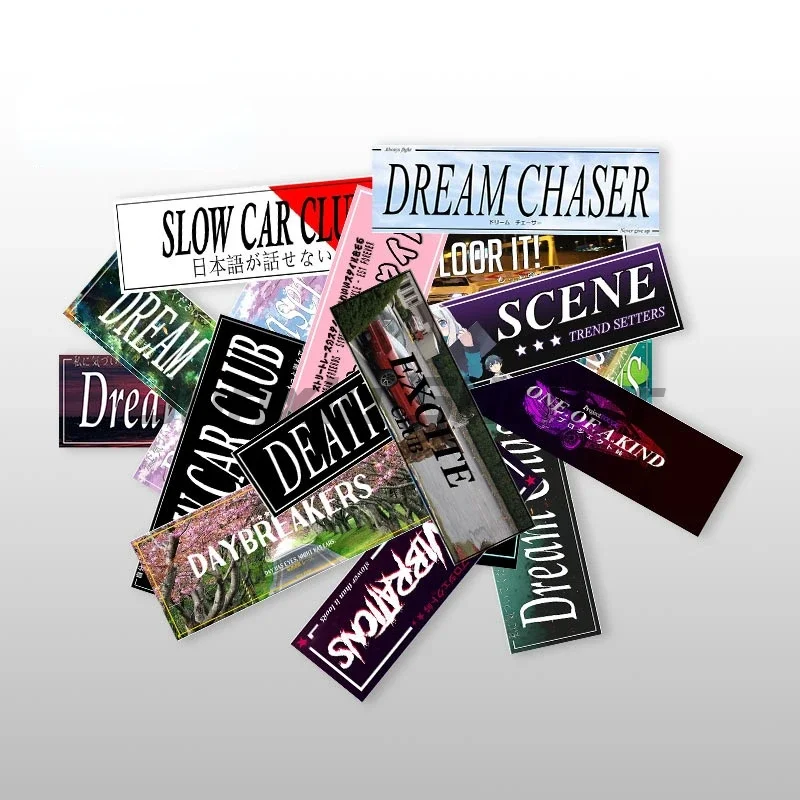 

Anime Slap Car Assessoires Stickers Campervan Decal Car Refrigerators Vinyl Motorcycle Sunscreen Decals Decor