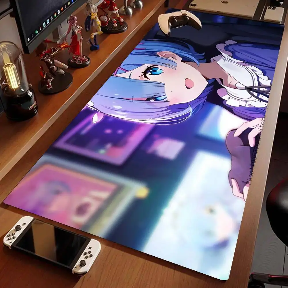 Re Life in a Different World from Zero Mousepad Non-slip Suitable For Office Computers Laptops E-sports Game Desk Mats XXL Keybo