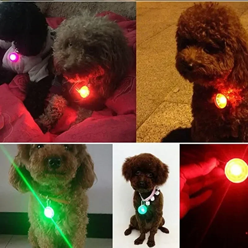 Collar Led para perro, colgante para perro y gato, cables para mascotas, accesorios brillantes, Collar luminoso, decoración de seguridad nocturna