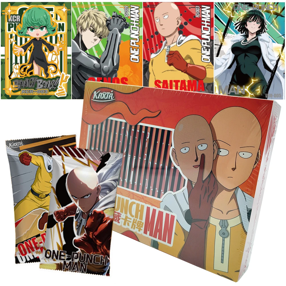 

One Punch Man Japanese Classic Hot Blooded Anime Rare Peripheral Kid's Collection Character Manga Card Boys Girls Precious Gift