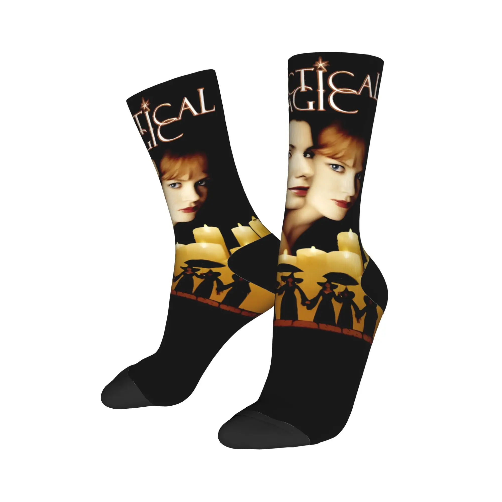 Practical Magics Socks  Korean Stockings Men Comfortable Skateboard Socks Autumn Design Anti Slip Socks