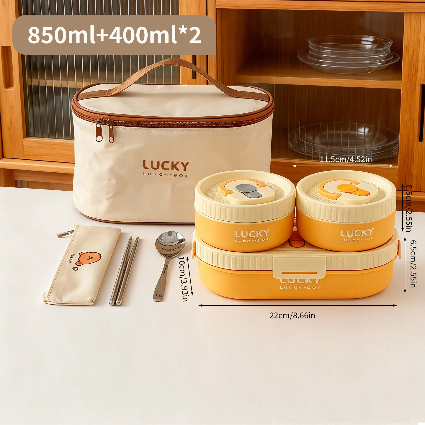 850 ml verzegelde 304 roestvrij staal geïsoleerde lunchbox kinderen studenten 2 roosters draagbare lunchcontainer met handvat magnetronbestendig