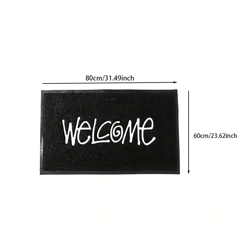 PVC Welcome Mat Replacement Insole Carpet, Entrance Door Mats Bathroom and Kitchen Mats, Home Decoration, Entryway Shoes Scraper