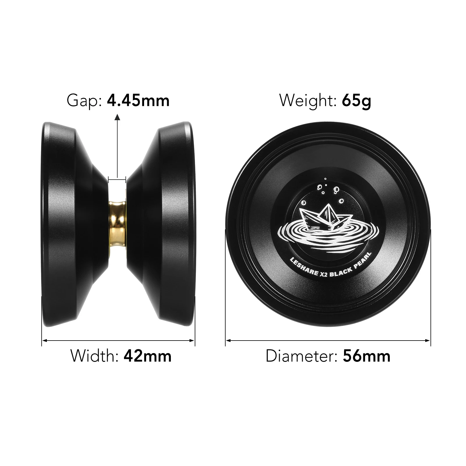 Aluminum Yoyo Ball Competitive Yo Yo Gift w Bearing Strings and Glove Adult Professional Aluminum Yo-yo Ball Bearing High Speed