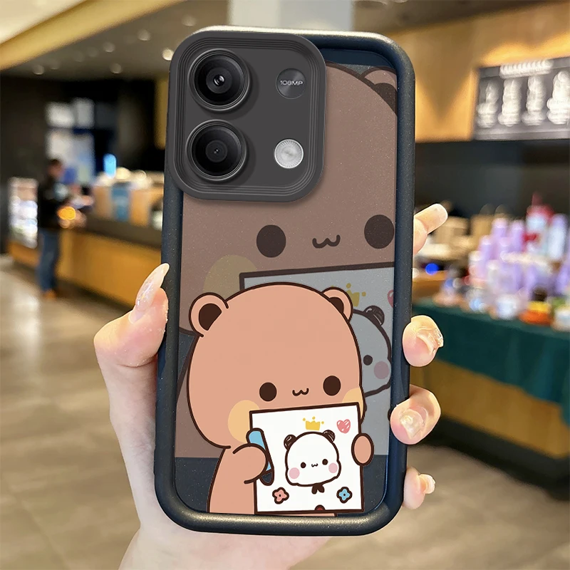 New BuBu DuDu Couple Phone Case For Redmi Note 13 12 Pro Plus Note 13 12 11 10 9 Pro 14C 12C 10C 9C A3 A2 A1 TPU Dustproof Cover