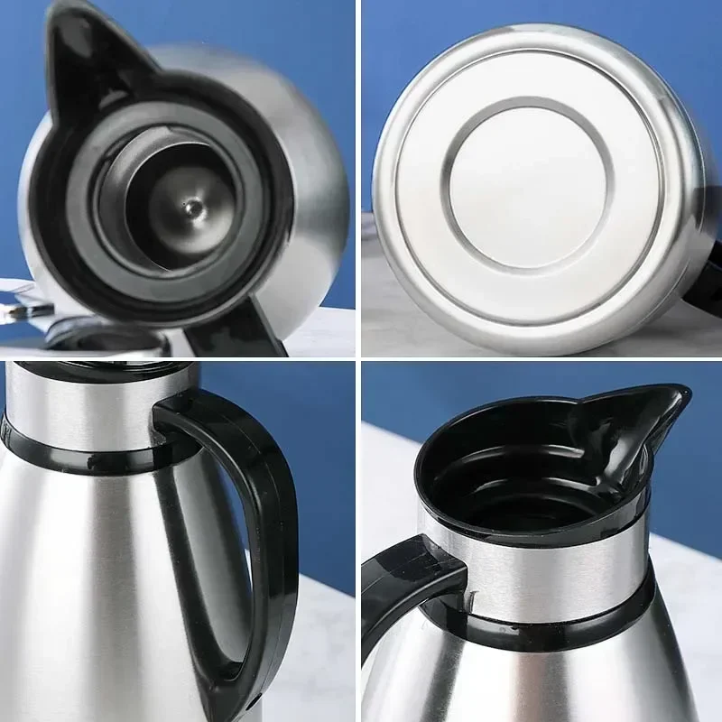 

2/3L Large Capacity Insulation Jug Double-layer Vacuum Stainless Steel Insulated Kettle Portable Coffee Thermos Hot Water Bottle