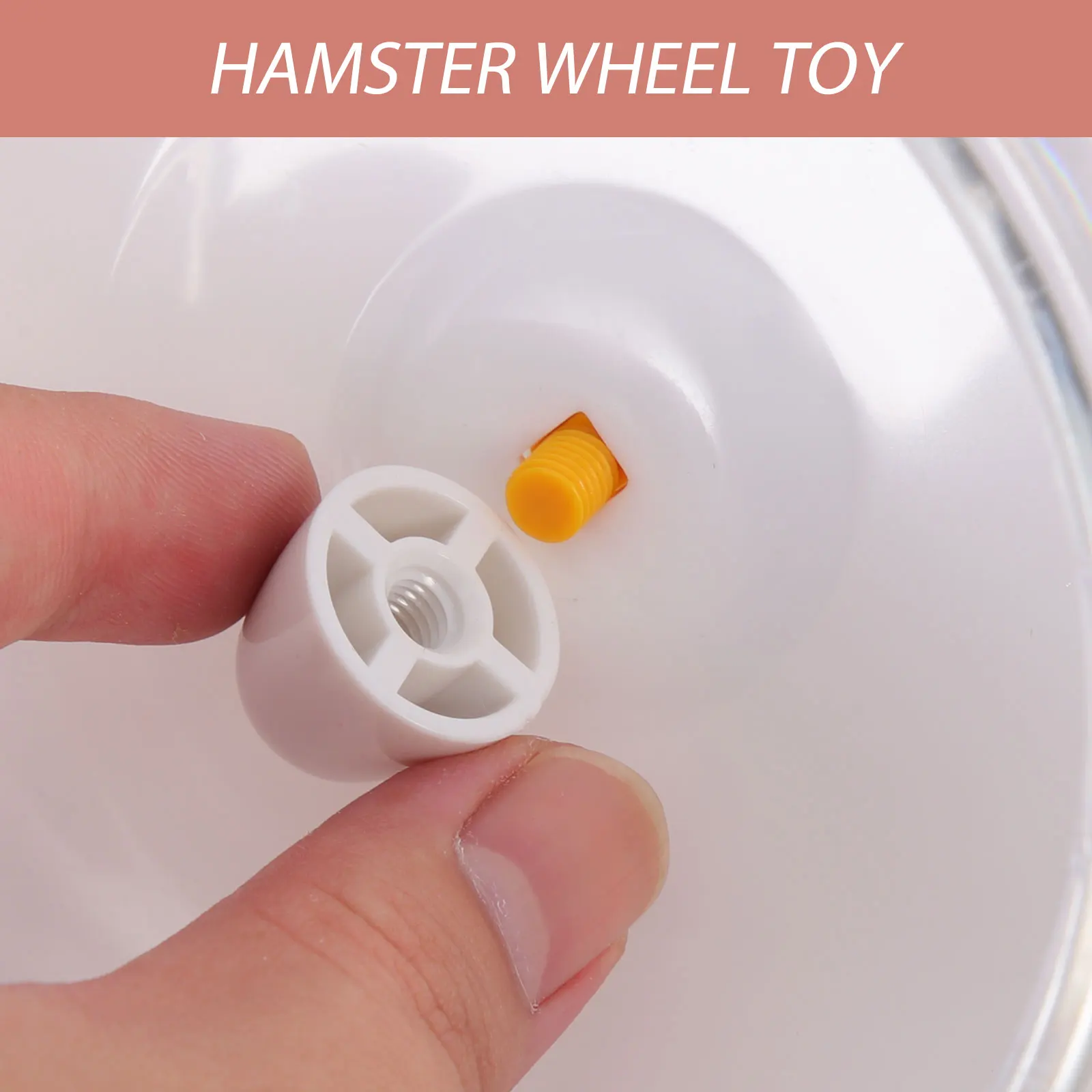 Рисунок 2 - Бесшумный хомяк, бег, 12 см, белая