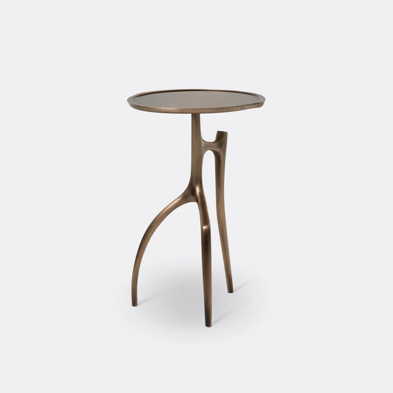 

Stainless steel edge few American personalized living room home forged sofa edge few