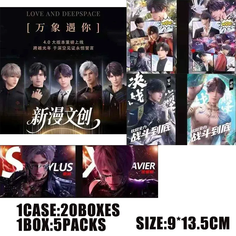 Wholesales Love And Deep Space Collection Box New Romantic Culture Zayne Rafayel Sylus Anime Husbando Card Brithday Gift