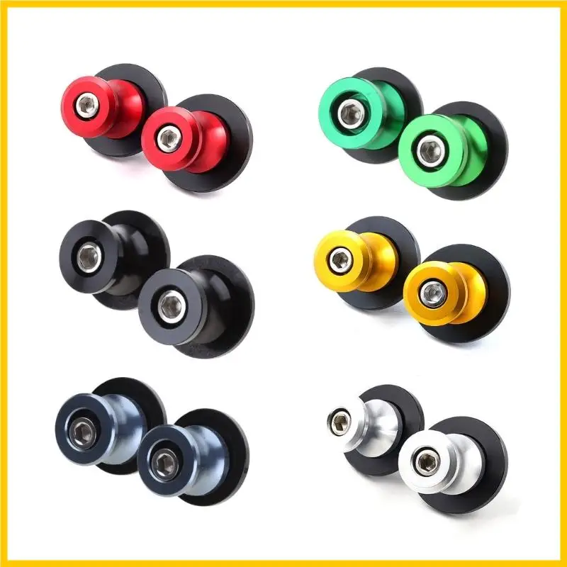 

G5AD 8mm Aluminum Motorcycle Stand Swingarm Spools Slider Stand Screw For Z900
