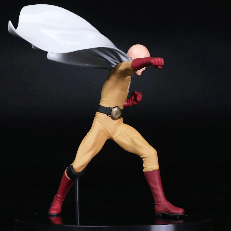 14CM Figurka anime ONE PUNCH-MAN Saitama Fighting Standing Figure Toy PVC Peripheral Collectible Small Sculpture Table Decoration