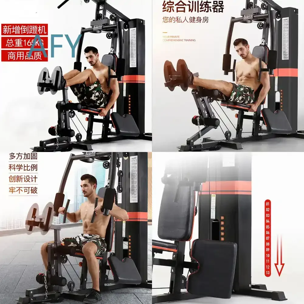Single Station Multi Function Leg Press Machine for Home Gym Fitness Equipment for Universal Use