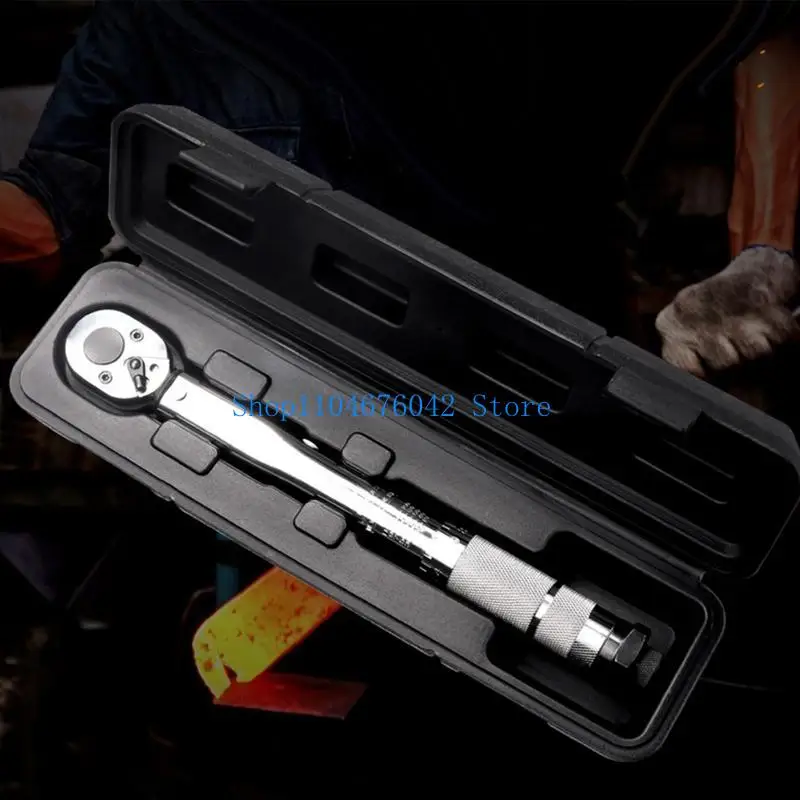 652F 3/8 Torque Wrench Drive 19-110nm Two-way Accurate Bicycle Repair Spanner Hand Tool