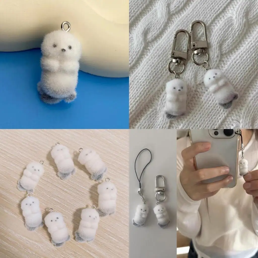 

20 шт., плюшевые выдры, подвеска для ювелирных изделий ручной работы, подвеска для ювелирных изделий ручной работы, брелки и