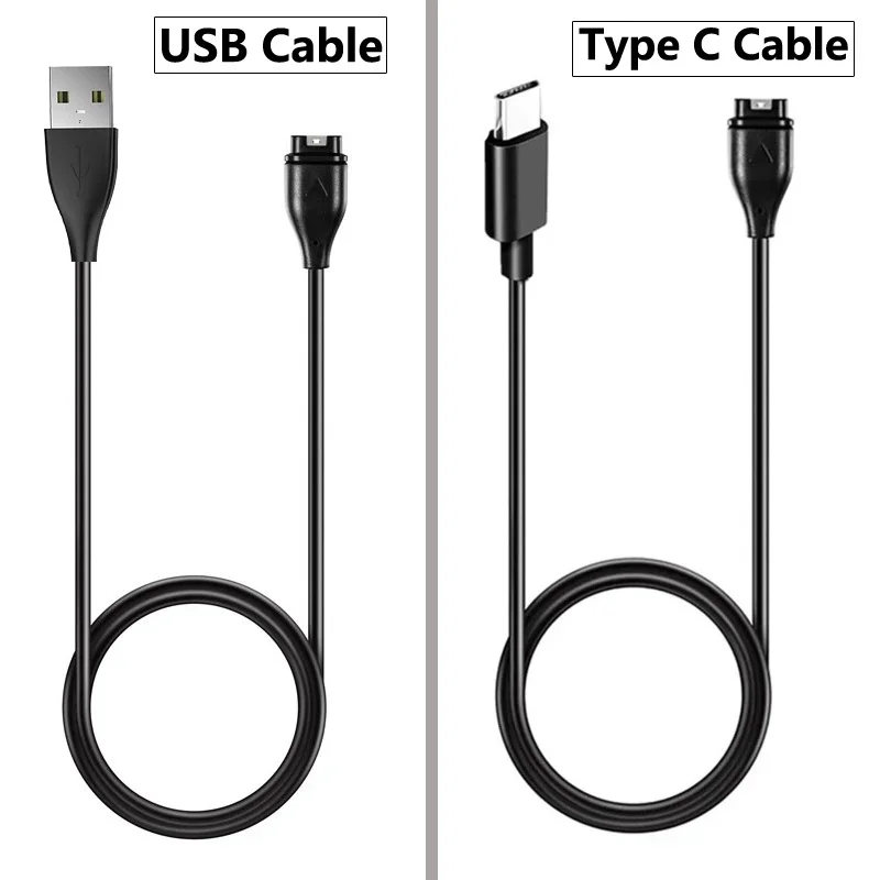 3.3FT/ 1M Charging Cable USB Type C for Garmin Fenix 8 7 7S 7X 6 6S 6X 5 5X 5S Plus Vivoactive 3 Forerunner 965 955 265 255