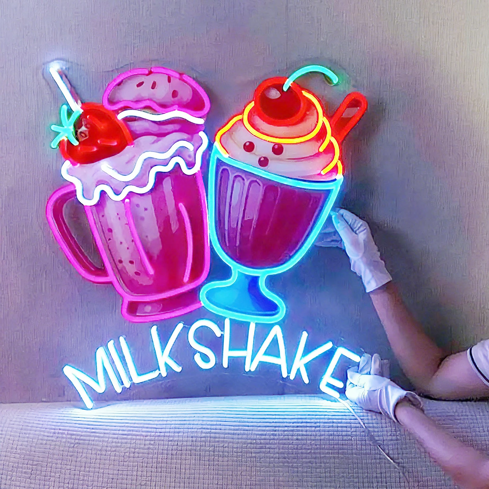 Milkshake Neon Sign…