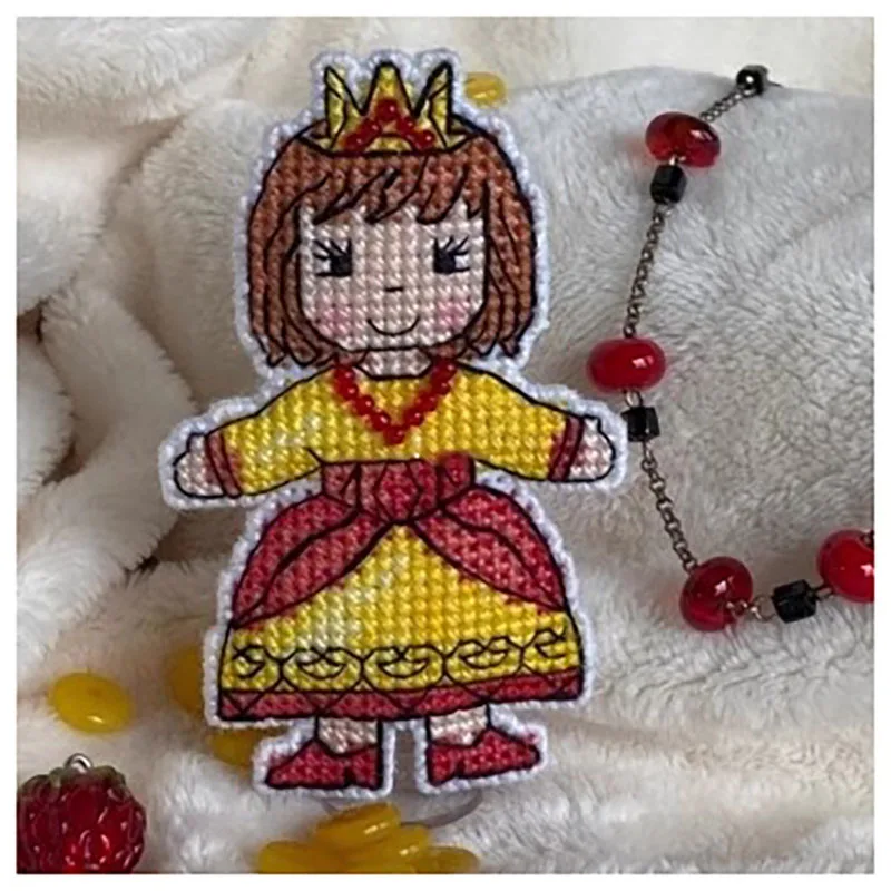 

BXT99 Decoration Home Decor Homfun Craft Christmas Cross Stich Set Counted DIY Cross Stitch Kits Fridge Refridgerator Magnets