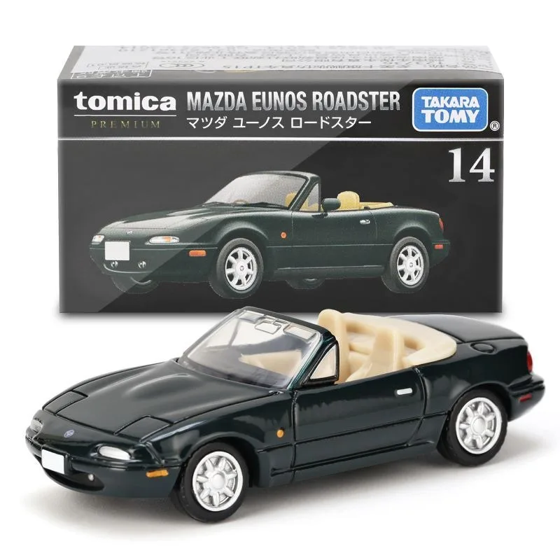 TAKARA TOMY Tomica Deka Black Box Flagship Edition TP14 Mazda Eunos Convertible Sports Car Exquisite Toy Gift for Boys