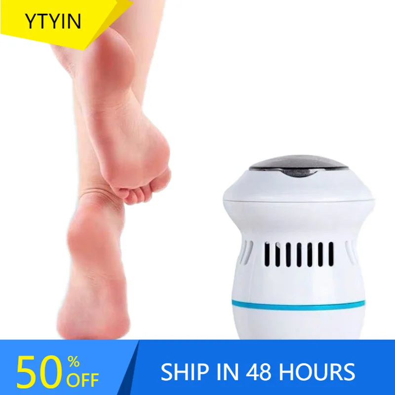 

YTYIN Mini Automatic Rechargeable Electric Foot Care Machine Long Handle New Callus Remover Vacuum Foot Grinder For Dead Plastic