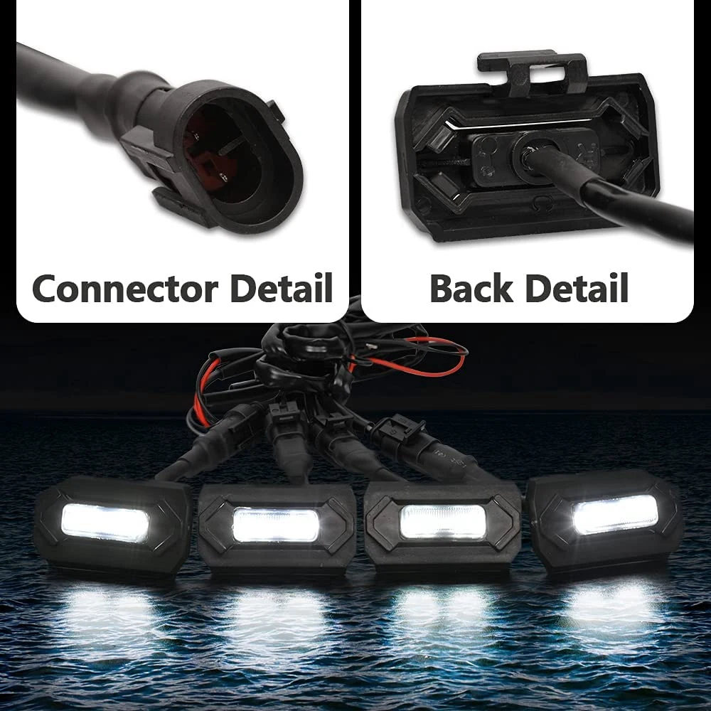 Luces LED delanteras para parrilla, lámpara de luz amarilla para Toyota Tacoma Raptor TRD Off Road Sport 2020 2021, 4 piezas