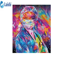 New 5D crystal Round diamond painting Female nurse DIY Cross stitch diamond painting embroidery Home Decor diamond mosaic gift