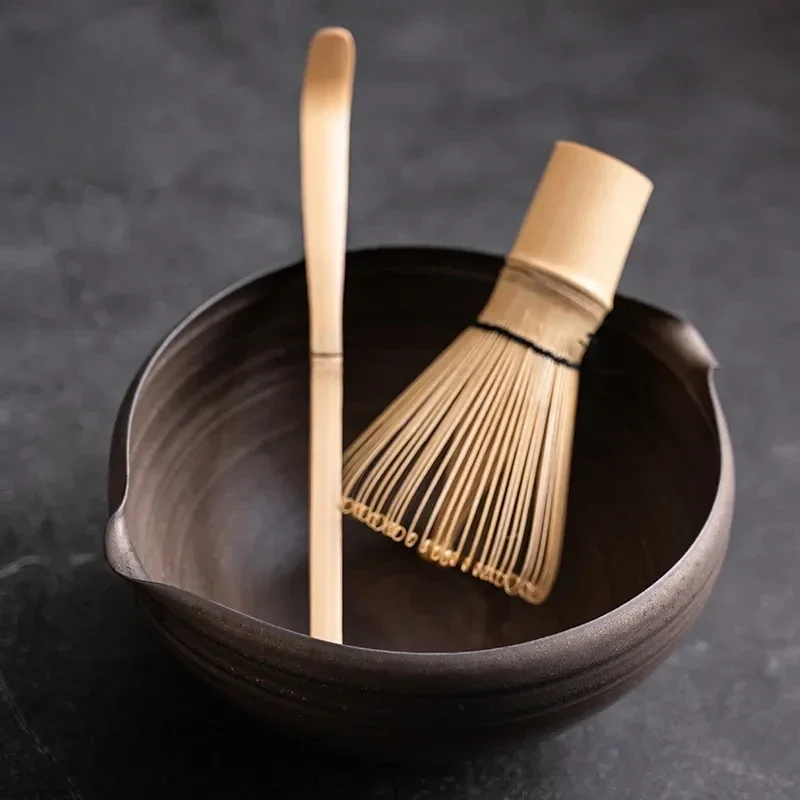 

Традиционные наборы матча из натурального бамбука, венчик матча, церемониальная чаша матча с держателем для часса