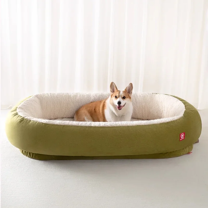 Green Modern Dog Bean Bags Washable Soft European Comfy Adults Sleeper Puffs Sofa Big Lazy Cute Divano Da Soggiorno Furniture