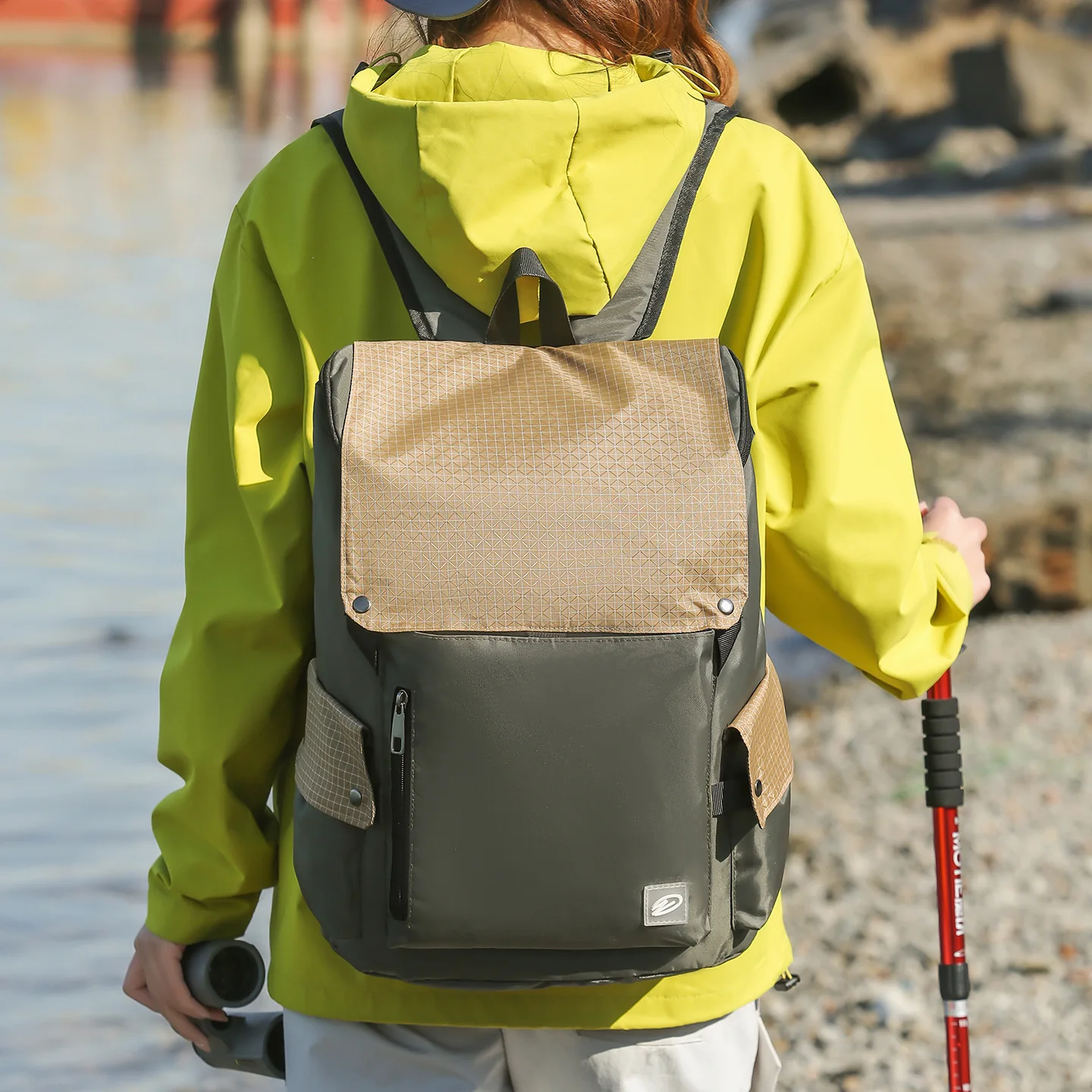 

2026 Backpack Men Ins Large Capacity Fashion Trendy Brand Casual Travel Backpack Campus School Bag