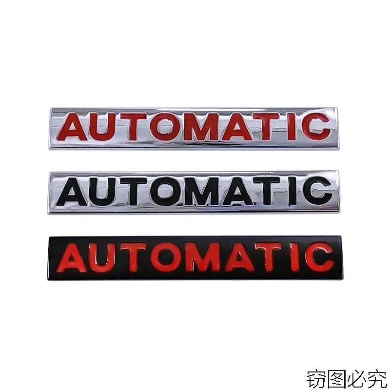 Metal AUTOMATIC Decal Car Body Side Emblem Trunk Sticker for Honda Mercedes Benz Land Rover SAAB Suzuki KIA Lexus MINI