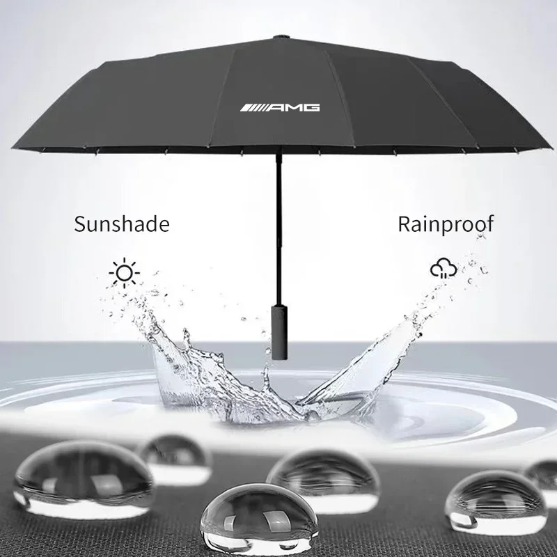 Car For Mercedes Benz Car Folding Umbrella Fully Automatic Anti-UV Umbrellas For Mercedes Benz AMG W221 W220 W222 W217 W230 W204