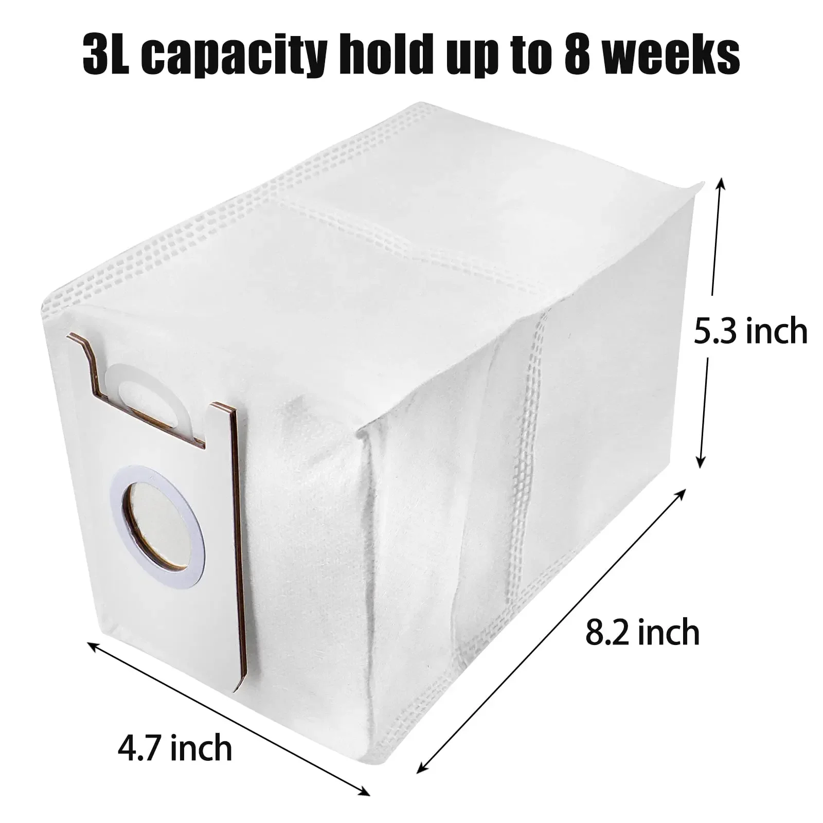 Vacuum Cleaner Bags for Cecotec Conga 2290 Dust Bag Spare Parts Dirty Bag Garbage Bag Robot Replacement Accessories
