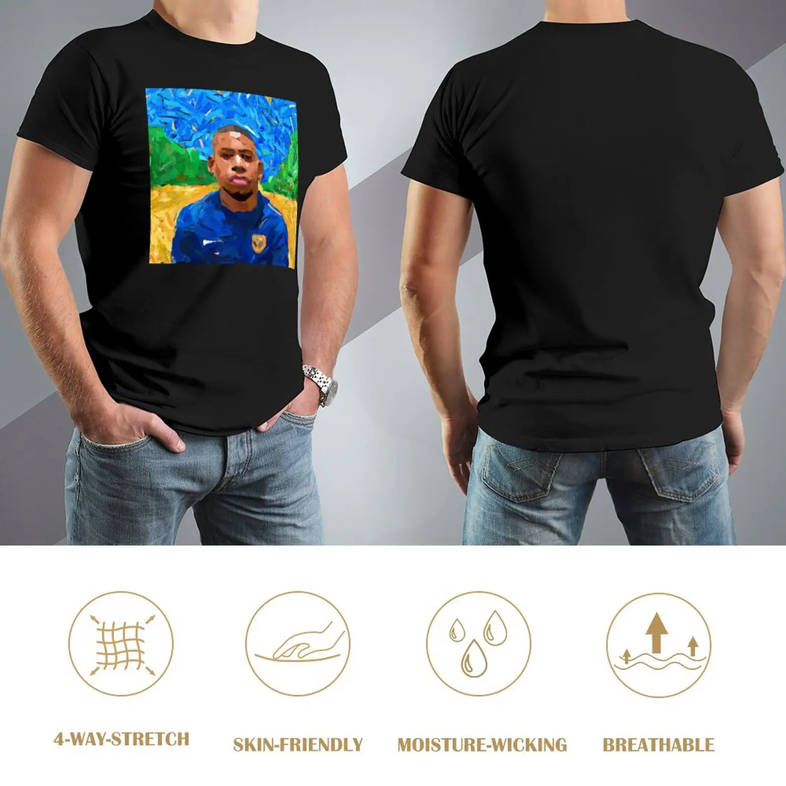 Mbappe And Mbappé Kylian  France Football Team Soccer 24 Creative T-shirts High Quality Travel USA Size  Campaign