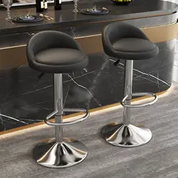 Bar Chair Bar Comfortable Stool Home Modern Simple Lifting Rotating Backrest Chair Front Desk Cashier