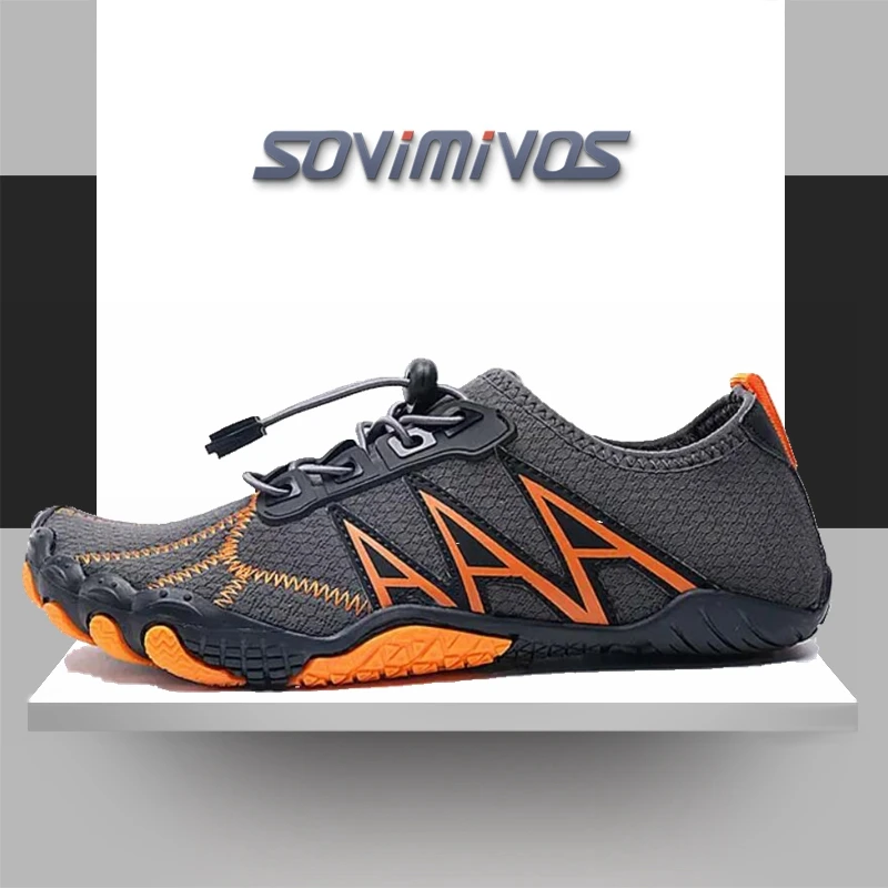 

Men's Trail Running Shoes, Lightweight Athletic Zero Drop Barefoot Shoes, Non Slip Outdoor Walking Minimalist Shoes for Women