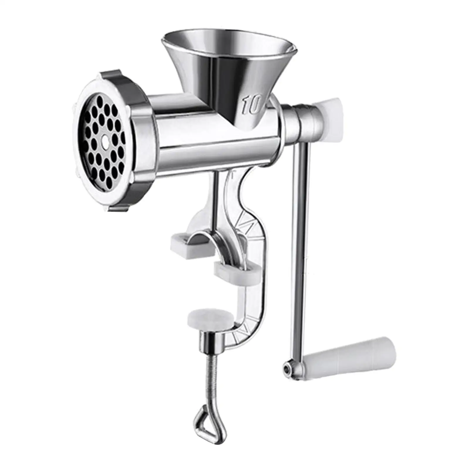 Portable Hand Crank Meat Grinder Sausage Stuffer Machine for Home Kitchen Manual Food Chopper for Meat Vegetables