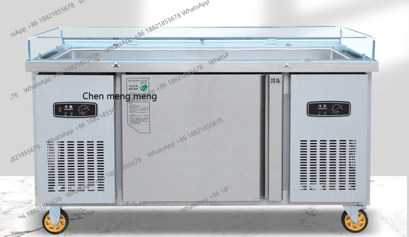 

Display fruit and cold vegetable refrigerated fresh-keeping cabinet, braised vegetable cold vegetable ice-table fresh-keeping